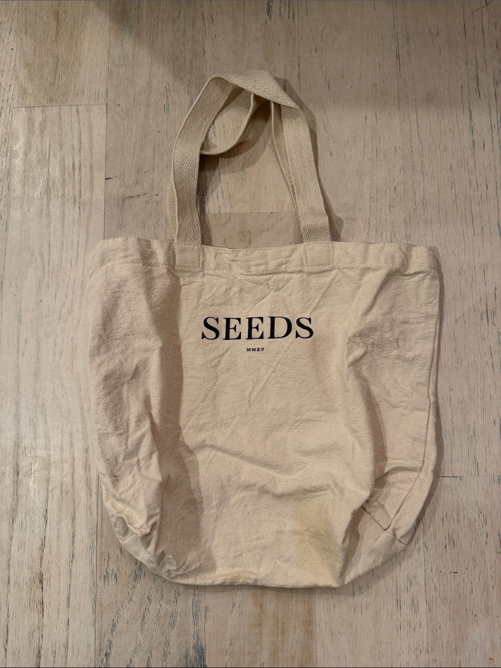 Cream Canvas Tote Bag - Everyday Market Tote